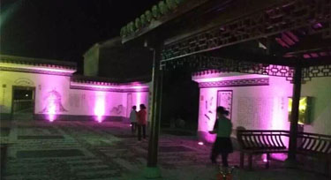 光臣大功率投光燈讓寂靜的村莊變得熱鬧非凡！