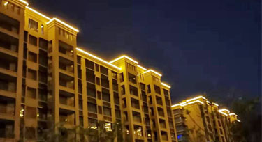 光臣智科LED輪廓燈 樓盤(pán)亮化應(yīng)用效果實(shí)景分享