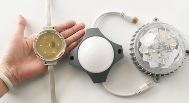 高樓層的辦公樓亮化用5公分點(diǎn)光源合適嗎?