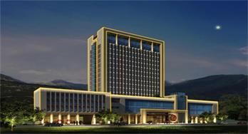 創(chuàng)業(yè)孵化公司夜景亮化采用led戶外線條燈